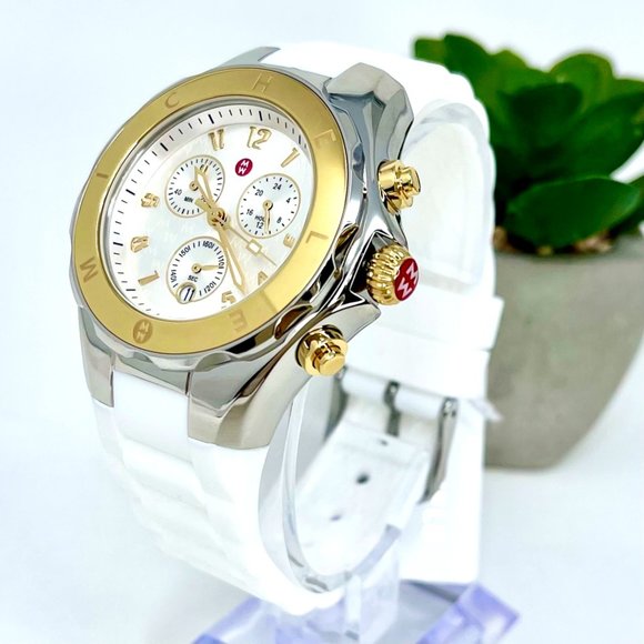 NWT MICHELE Jellybean Stainless Watch MWW12F000094